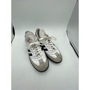 Adidas Samba White Sneakers 7 Womens Black Tread